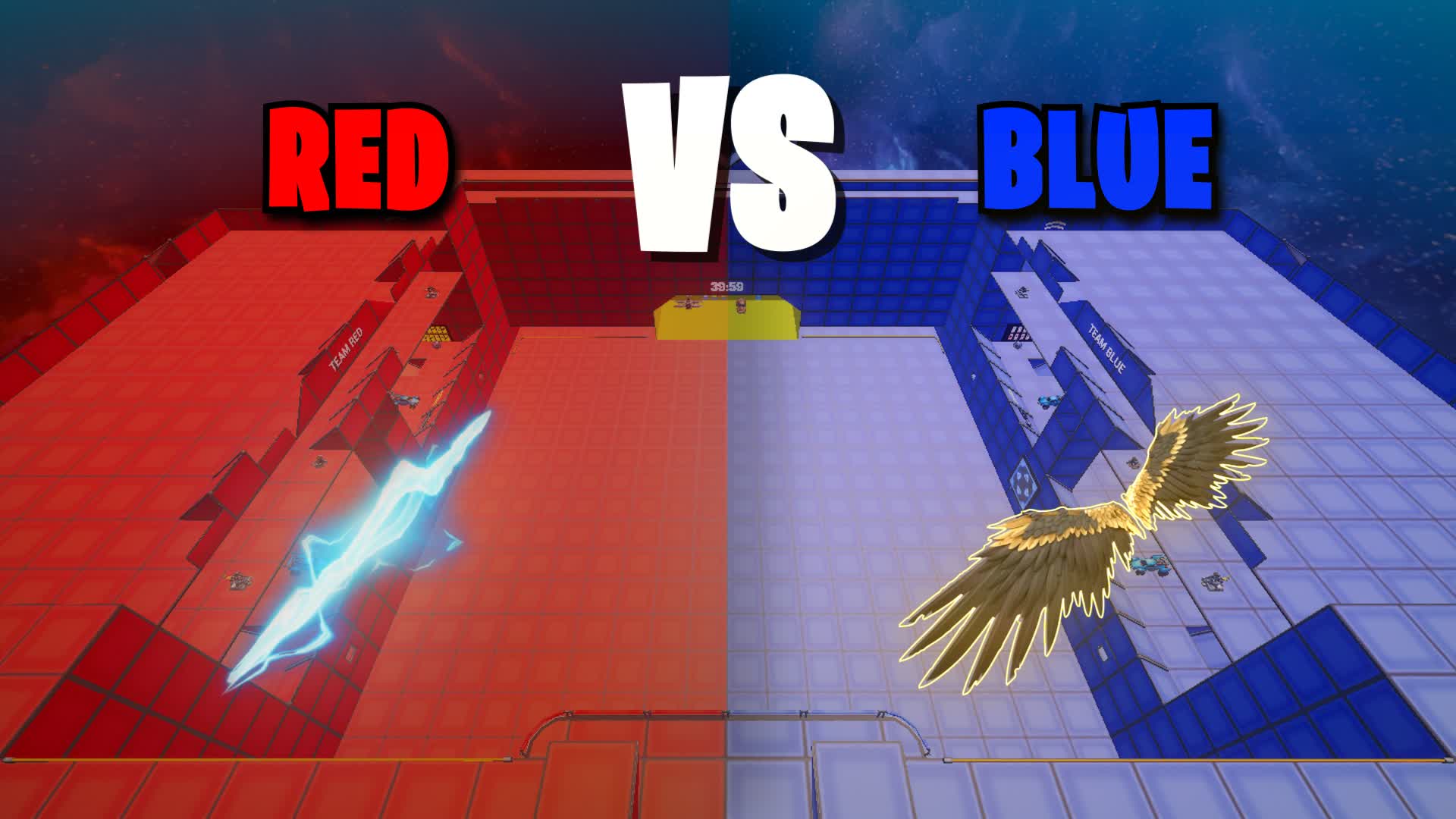 CRAZYYY RED VS BLUE 🔵🔴 602344951086 by realz Fortnite Creative Map