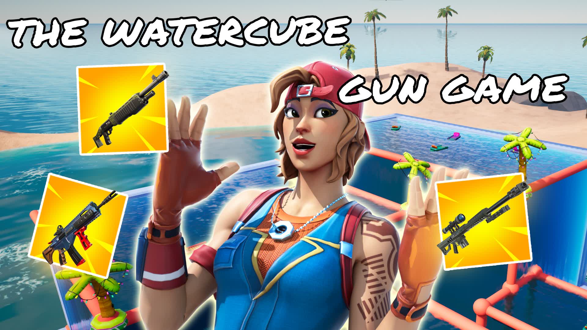 The Watercube Gun Game 932385594514 by SchleiniGaming Fortnite.GG