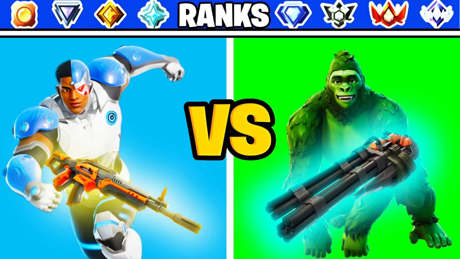 🥇 RANKED CYBORG VS MUTANO 💥