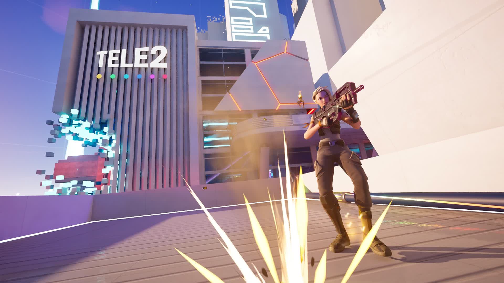 TELE2 CYBER CITY [GUN GAME]