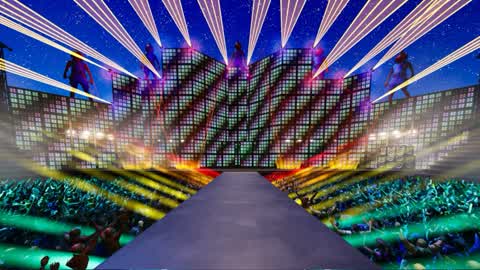 OWN THE STAGE Play Music Tracks Emote