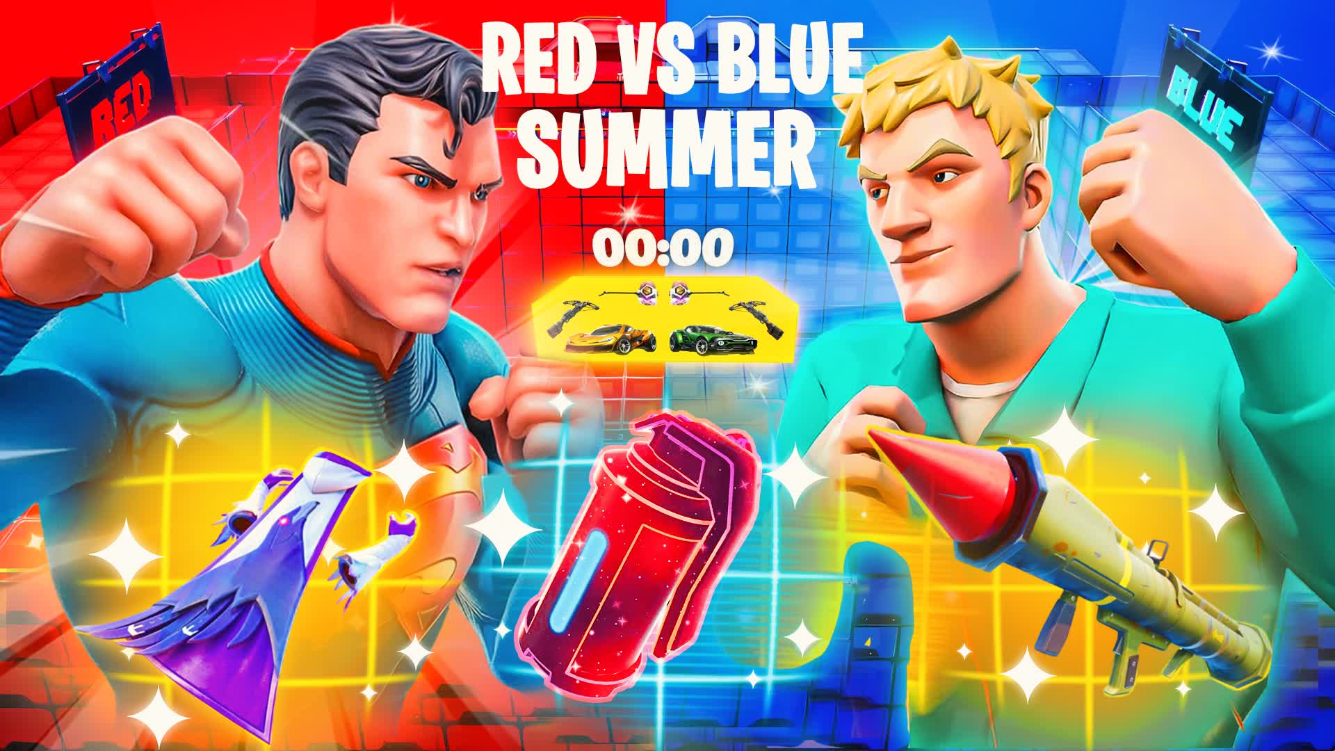 HEROS ⭐️ RED VS BLUE 🔴🔵