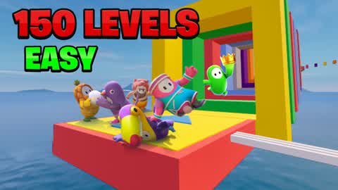 EASY FUN FALL GUYS OBBY PARKOUR 🌟🏃‍♂️