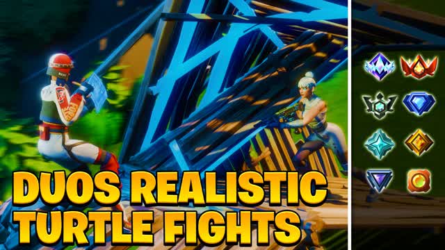 [RANKED] DUO REALISTIC TURTLE FIGHTS 🎋
