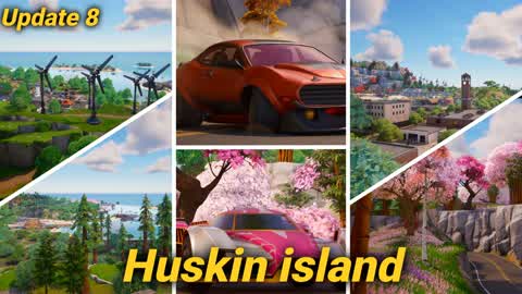 Huskin Island 🏝️🌅🎉