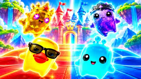 🌌 Red vs Blue 🚀 Galaxy Battle