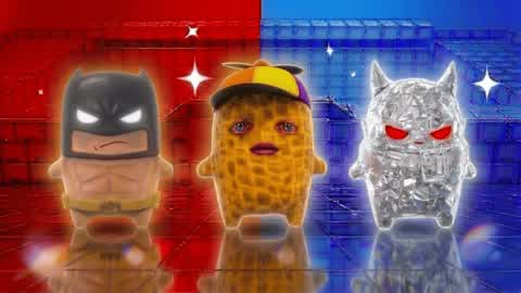 SUPER CRAZY FUN RED VS BLUE 🔴🔵HAPPY