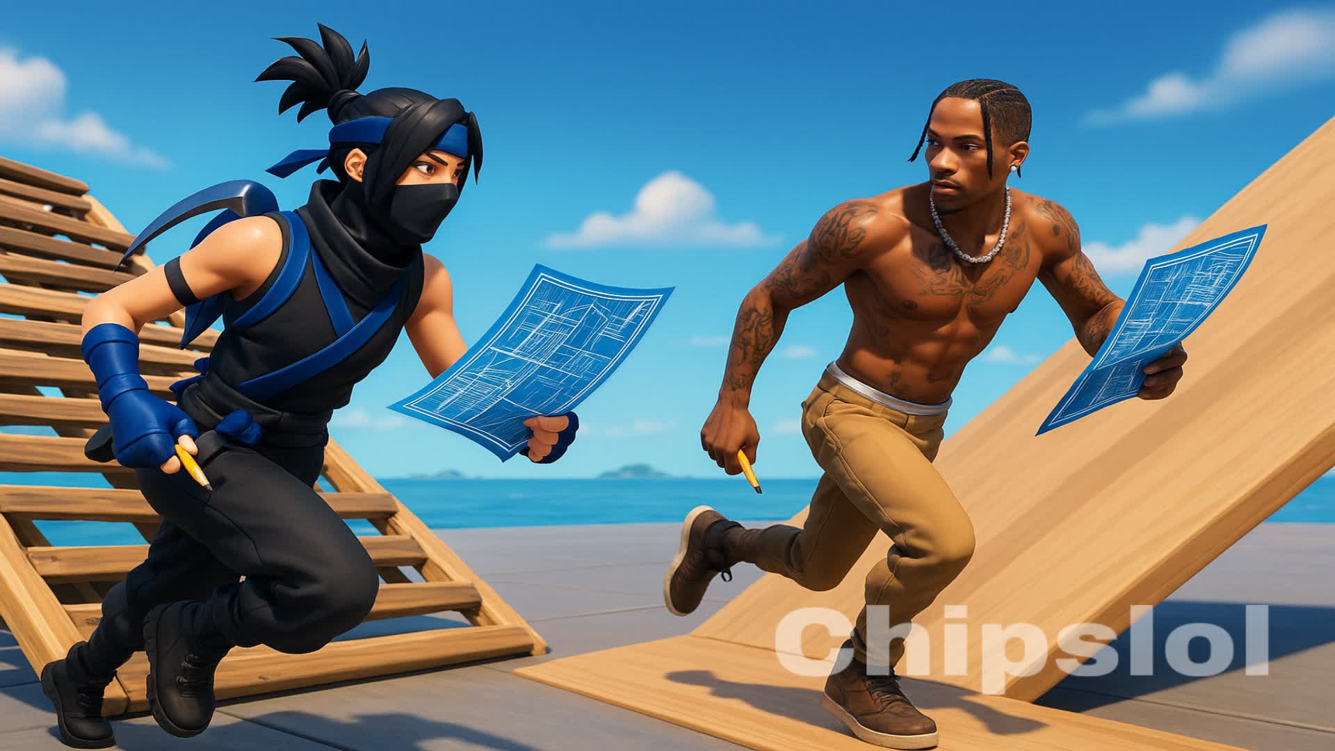 1v1 Build fights! (chipslol)
