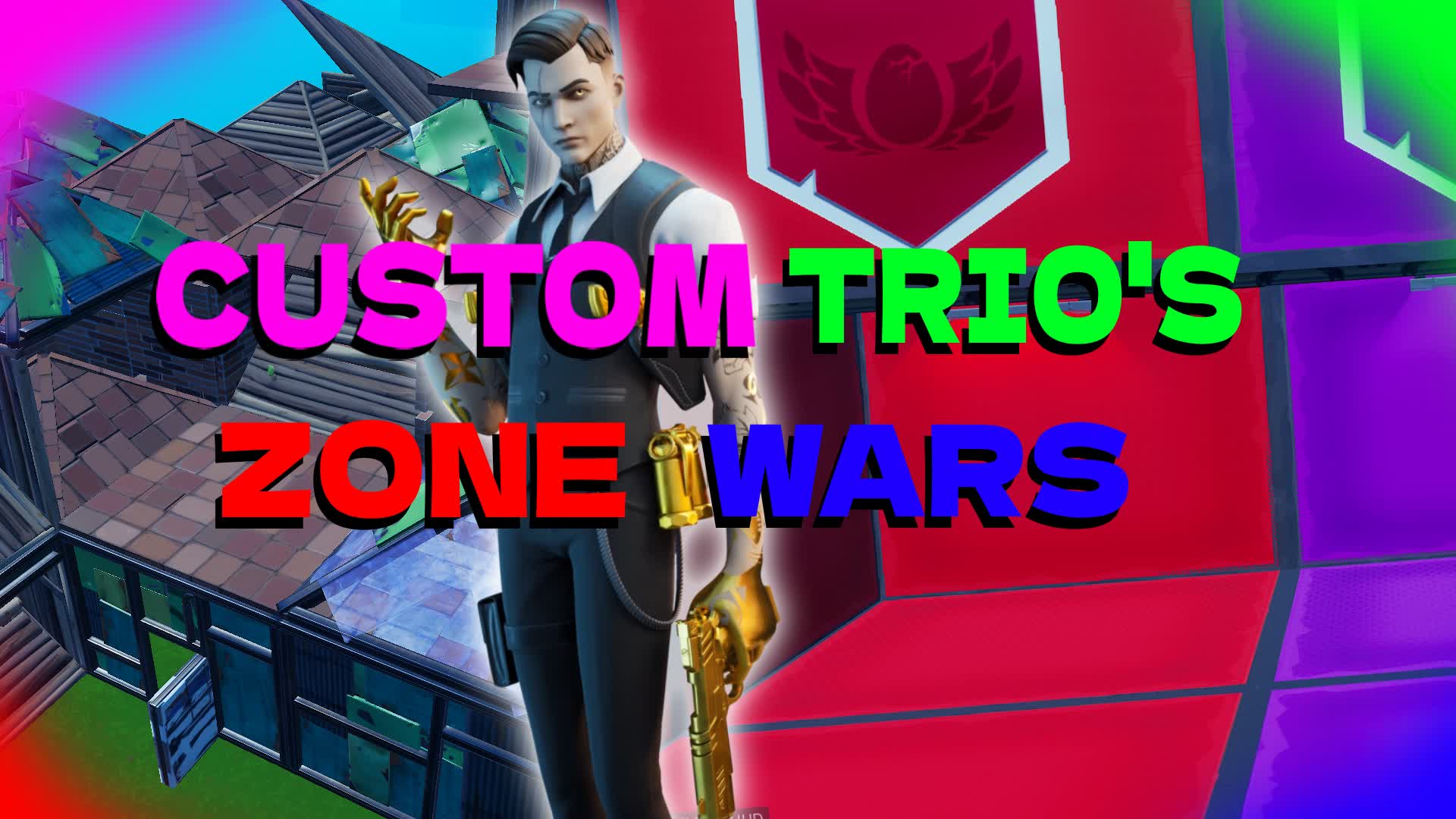 🌈CUSTOM TRIO ZONE WARS🌈 841224743033 by veyron Fortnite Creative
