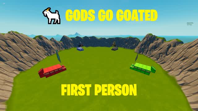 GODS GO GOATED đ *FIRST PERSON*