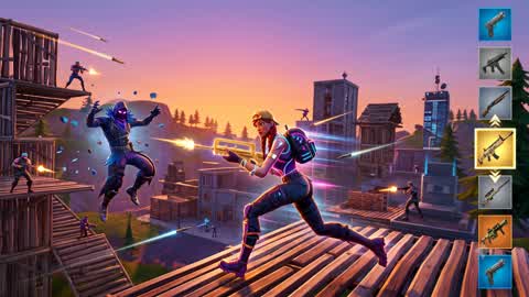 FPS CHAOS CITY: GUN GAME LADDER 🌆