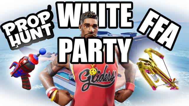 💦WHITE PARTY | FFA | Prop Hunt