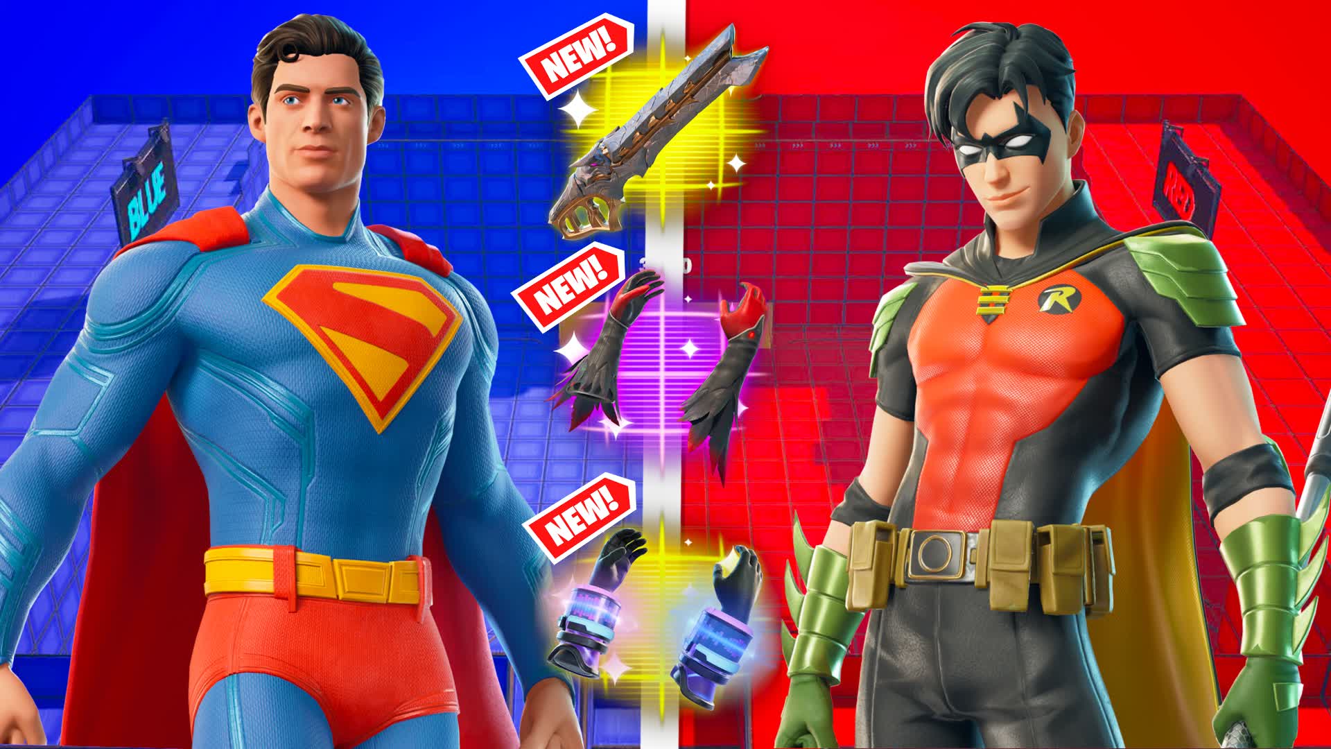 SUPERHEROES 🦸‍♂ RED VS BLUE 🔴🔵