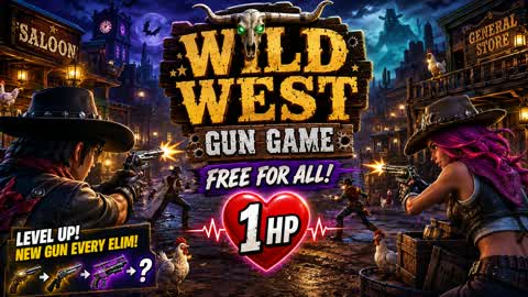 Wild West Gun Game: 1 HP