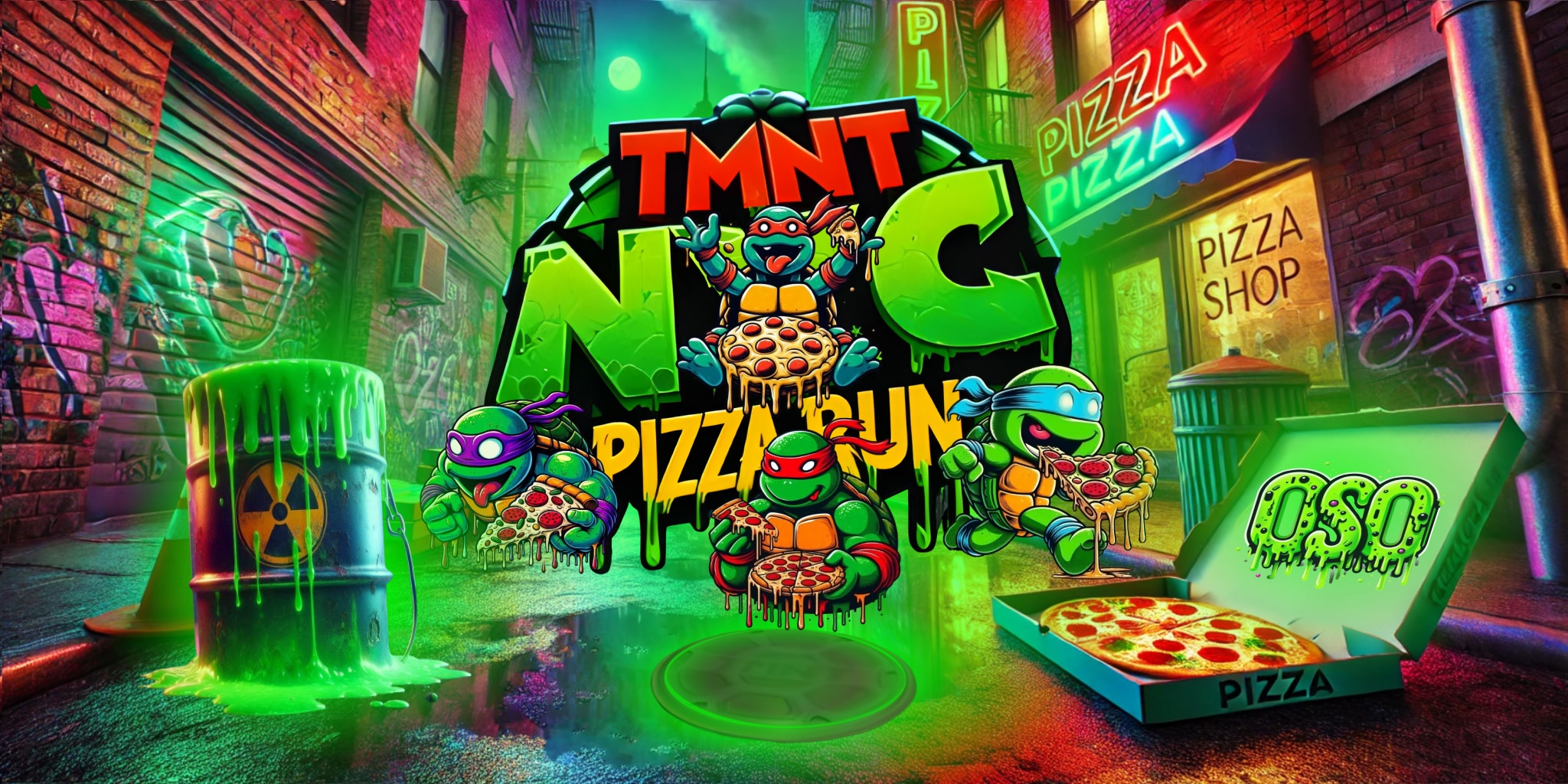TMNT NYC PIZZA RUN