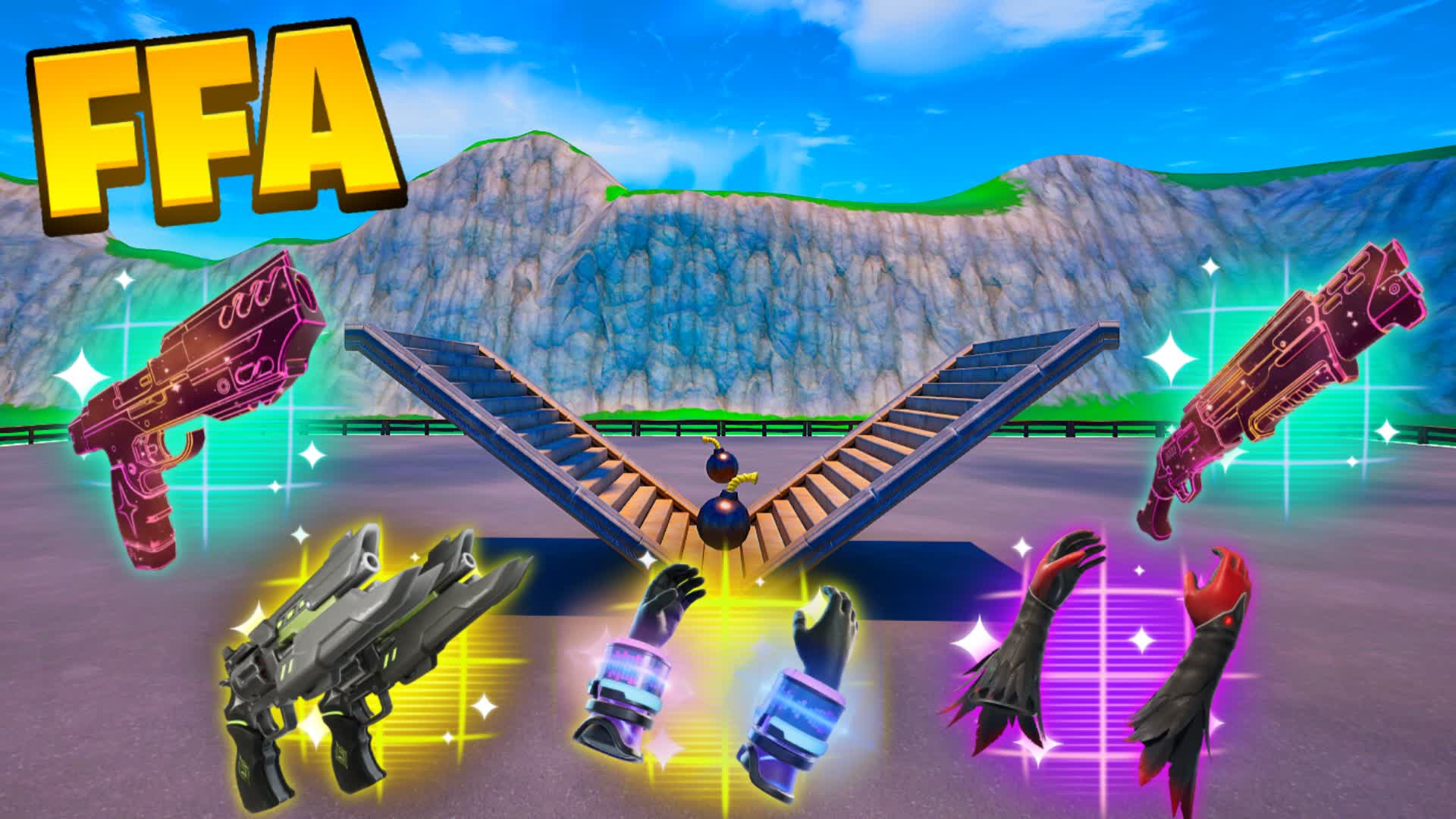 1V1 FFA BUILD FIGHTS! 🌟