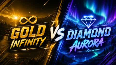 🌀 GOLD INFINITY VS DIAMOND AURORA 💎