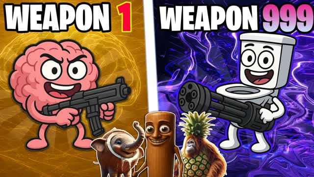 BRAINROT GUN GAME 🔫 SUPER FUN ONE SHOT