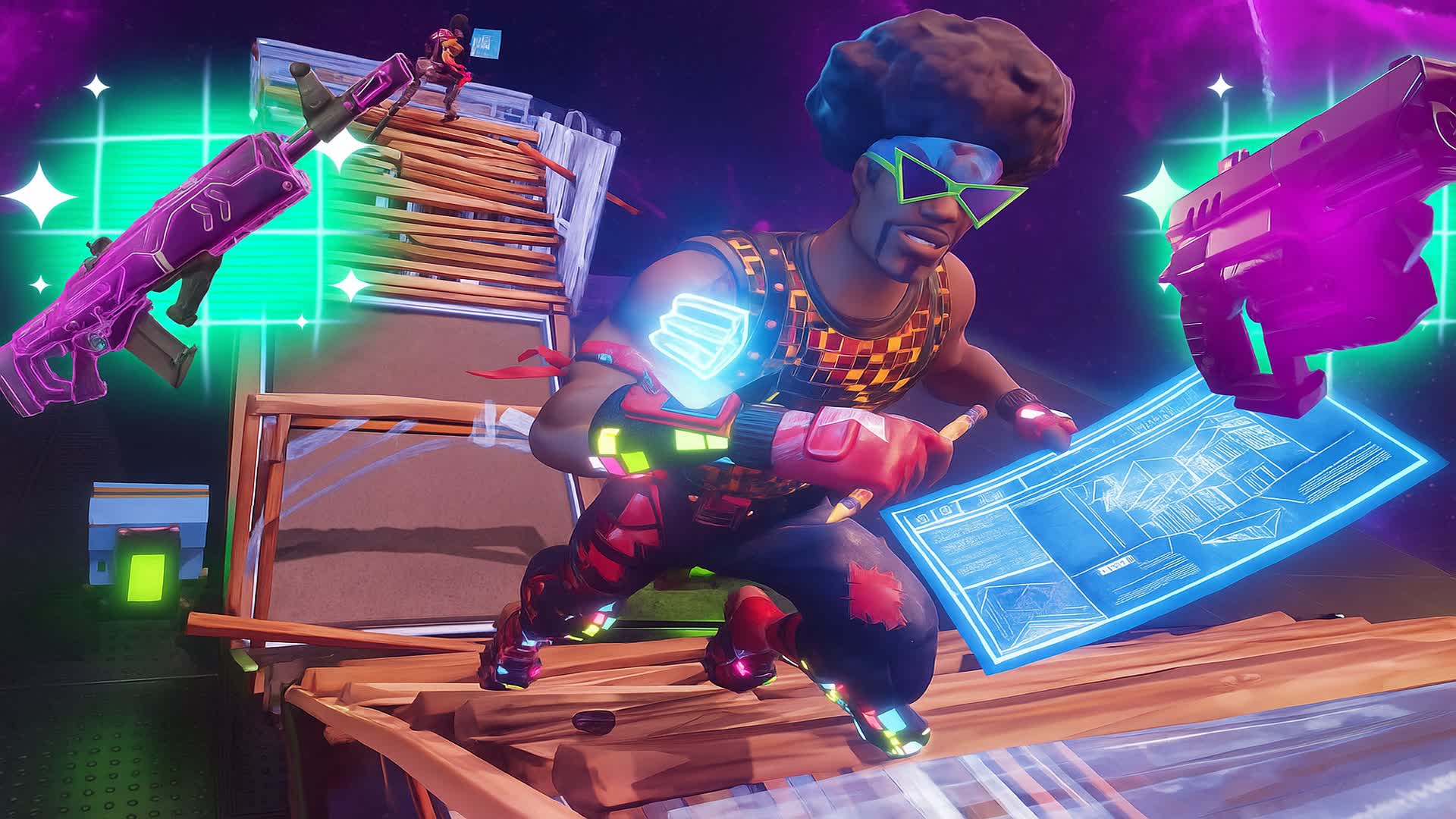 1V1 BUILD FIGHTS GALAXY DELULU