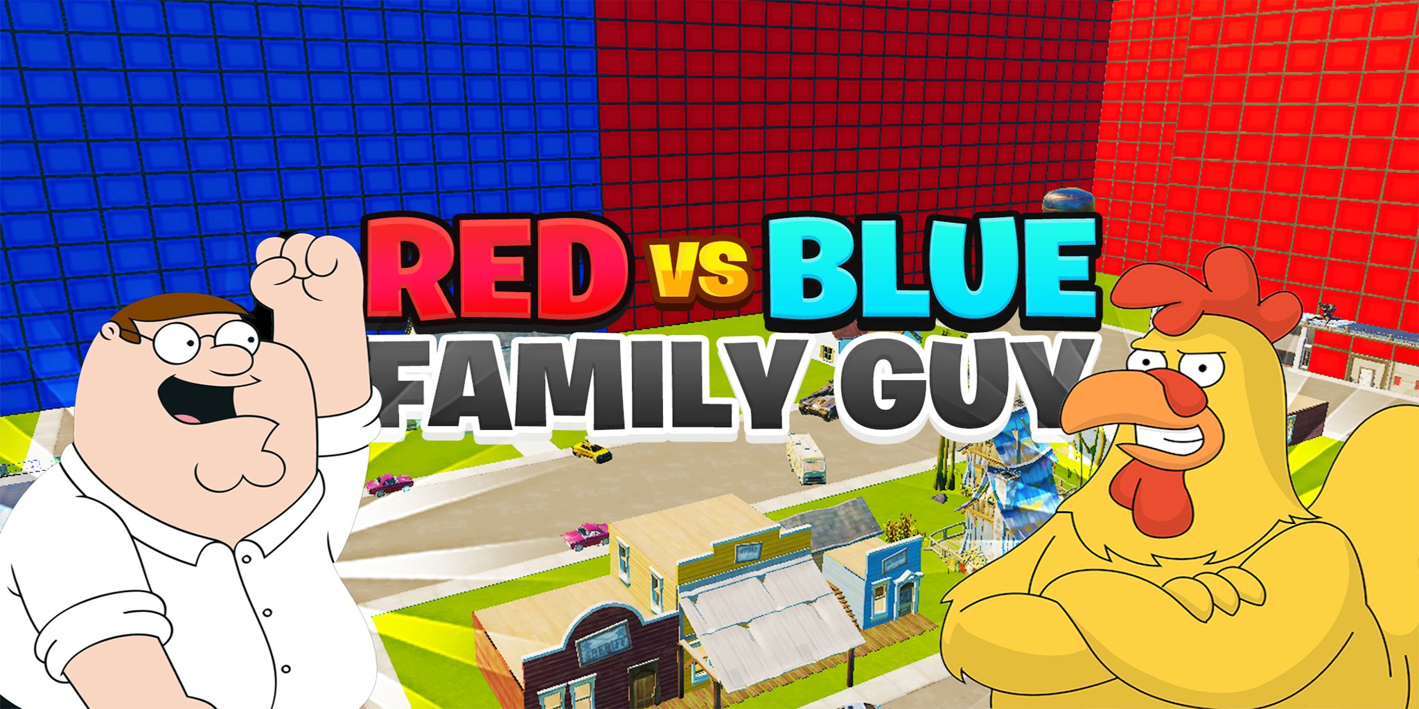 Family Guy Red vs Blue 4370-0599-2946 by iitzdanger - Fortnite Creative ...