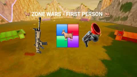 🐐 Zone Wars - First Person 🐐