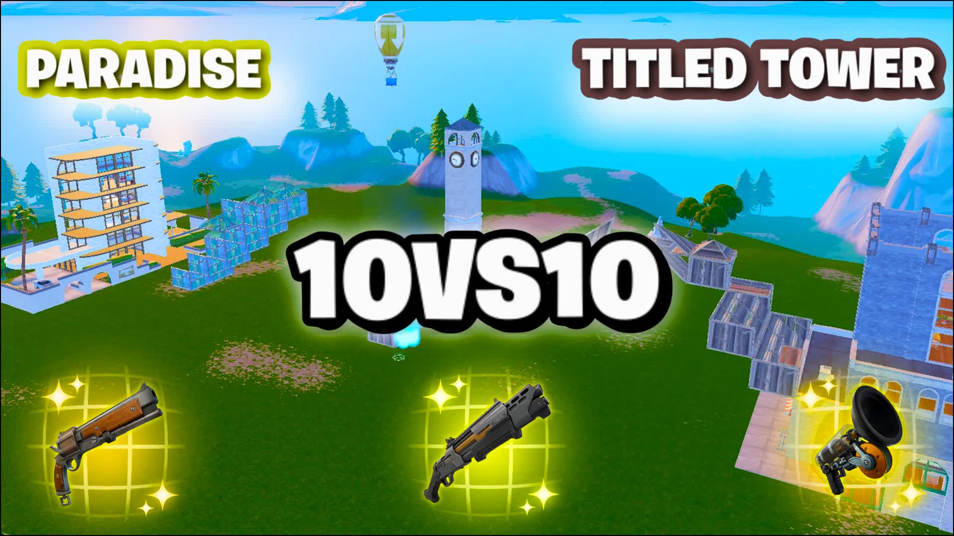 TILTED VS PARADISE ZONEWARS ALL GUNS FFA
