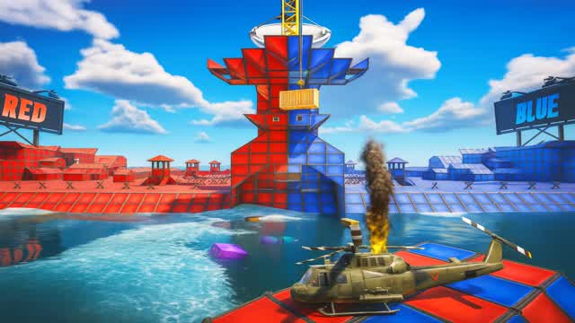 ALL RED VS BLUE🔴🔵