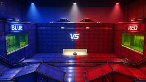 CLASH OF TITANS RED VS BLUE