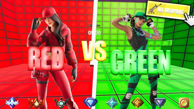 Mega Red vs Green🔴🟢