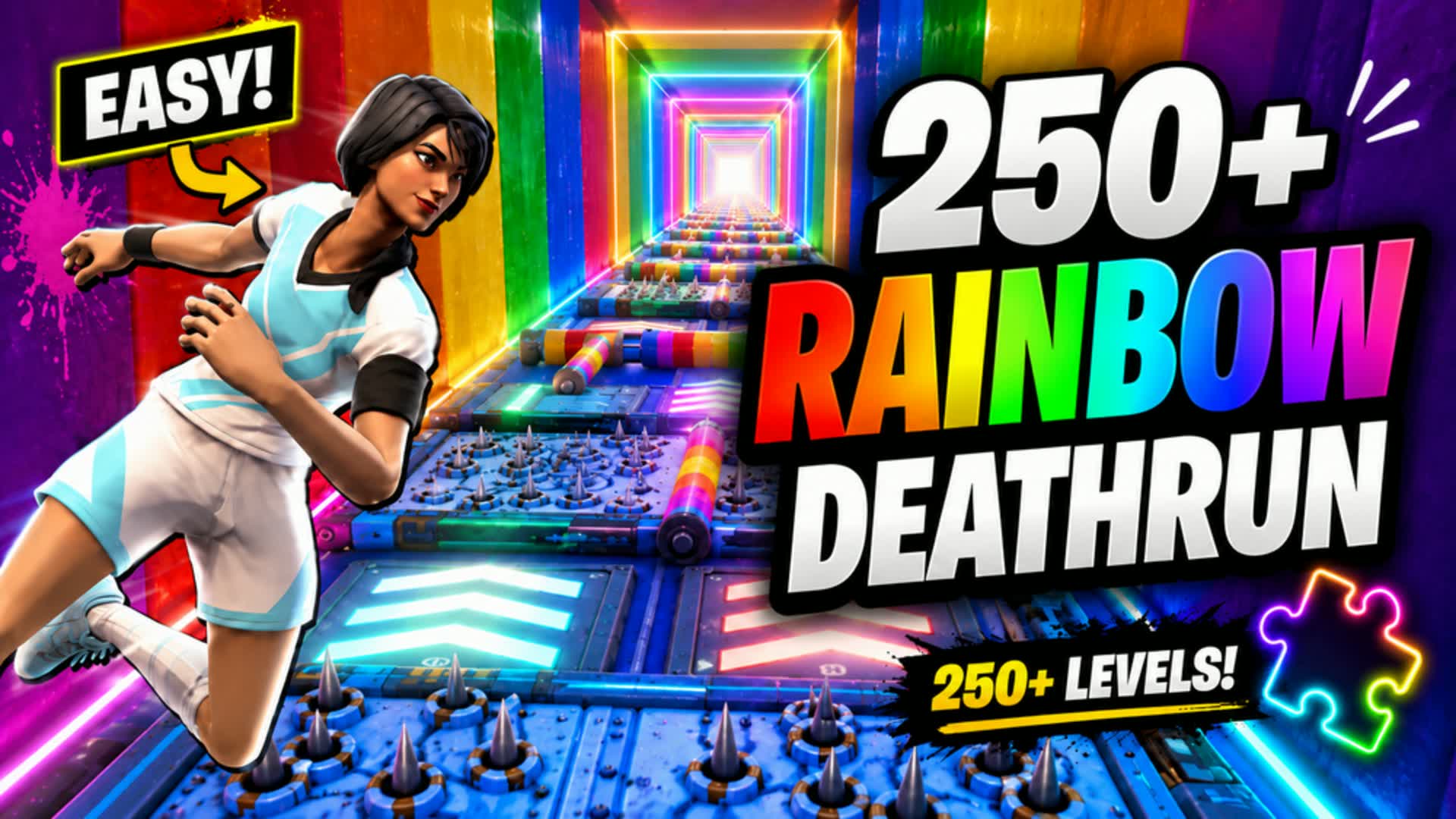 🌈250+ Rainbow Deathrun🌈