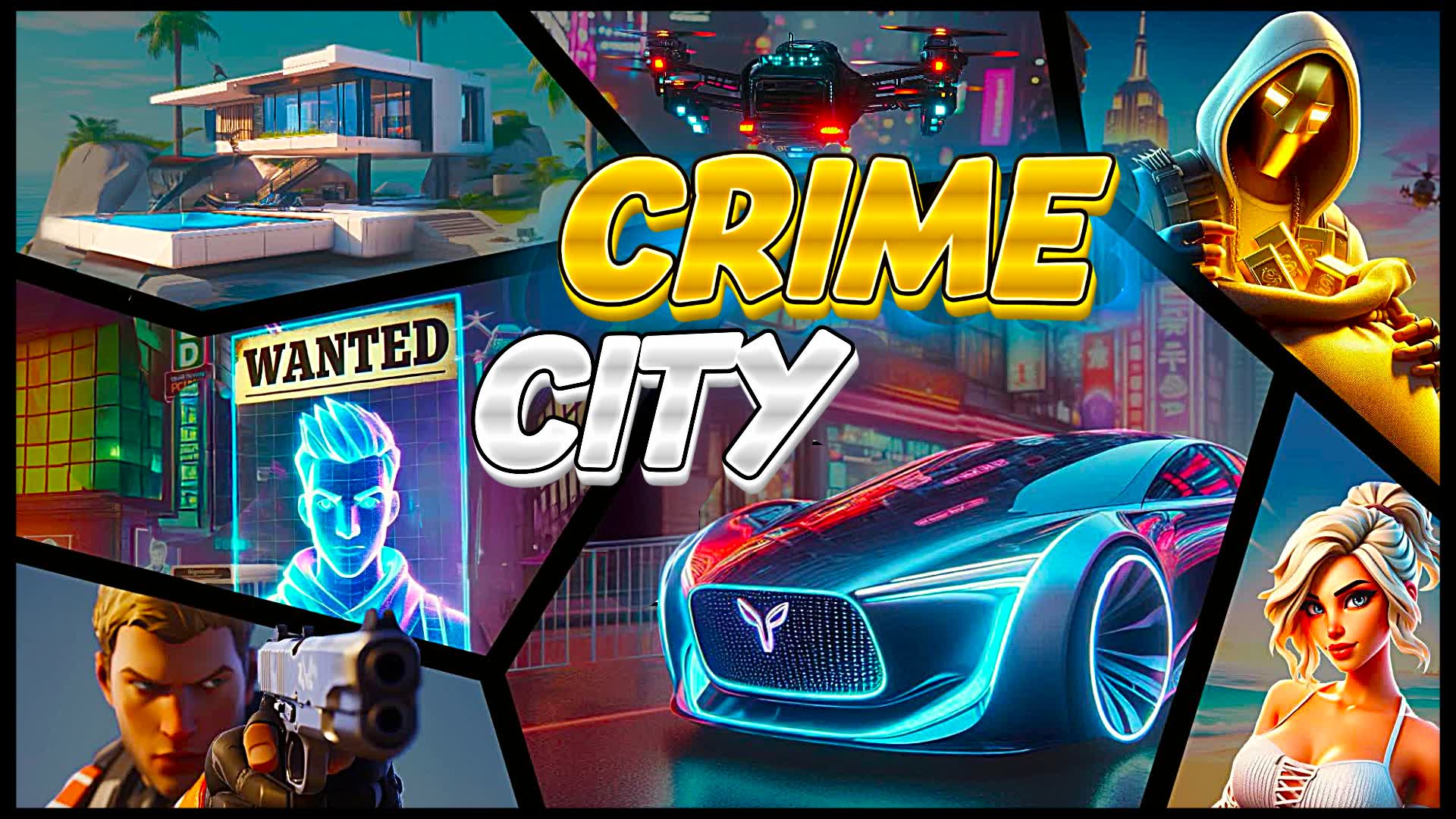 💰 CRIME CITY 🚨 HEIST FFA RP 🚗