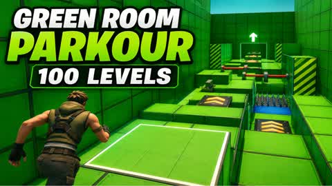 Green Room Parkour Easy: 100 Levels