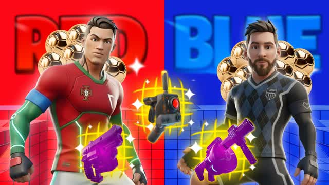 🐐 RONALDO X MESSI 👽 RED VS BLUE 🔴🔵