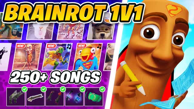 BRAINROT 1V1🎯 [300+ SONGS]✨ ALL GUNS 🔫