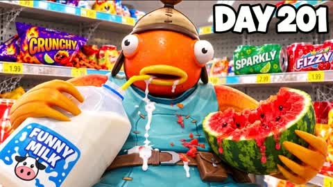 Eat Everything In A Grocery Store