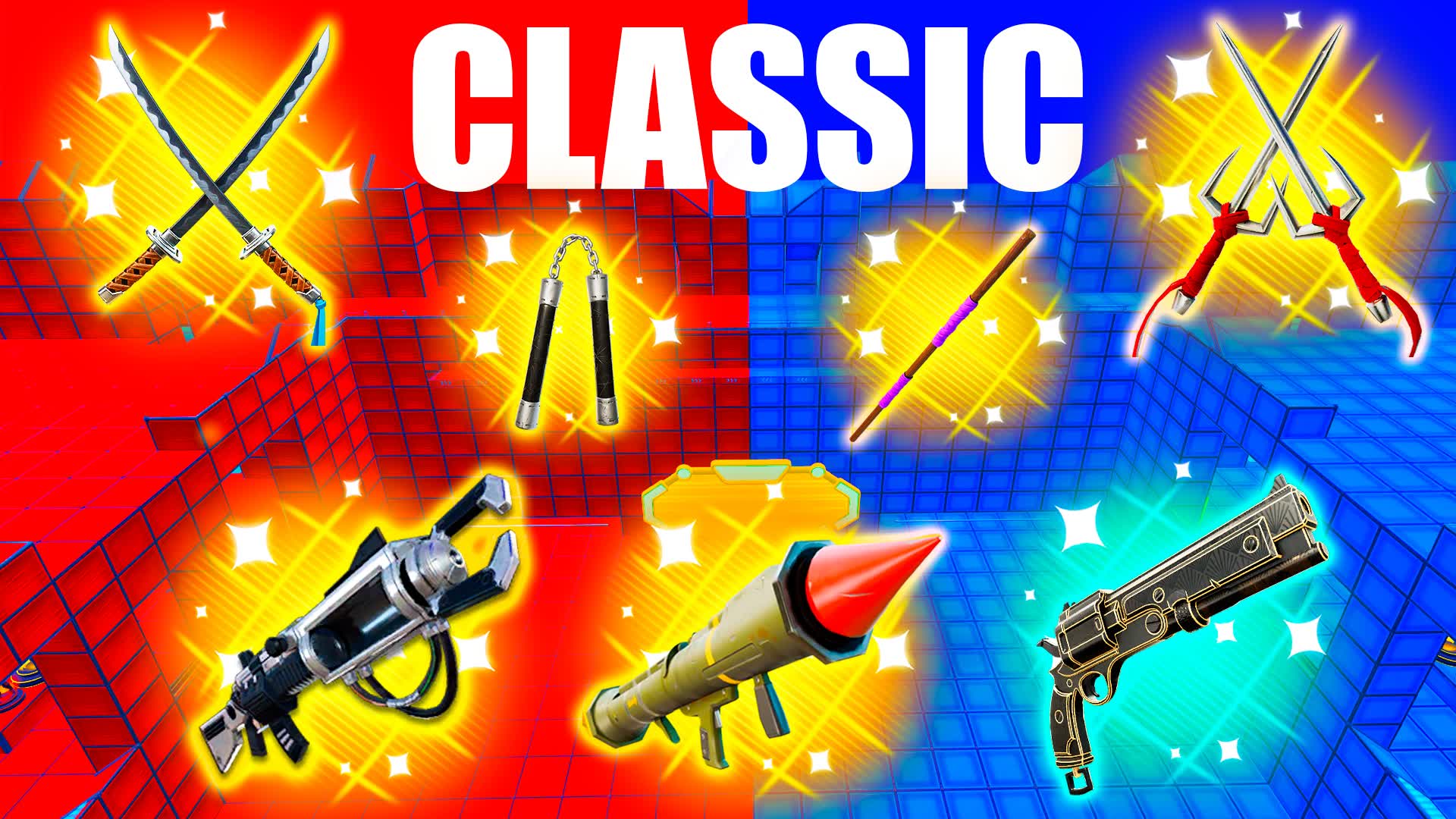 CLASSIC RED VS BLUE 🔴🔵 7587-2274-3842 by yggdrasil - Fortnite Creative ...