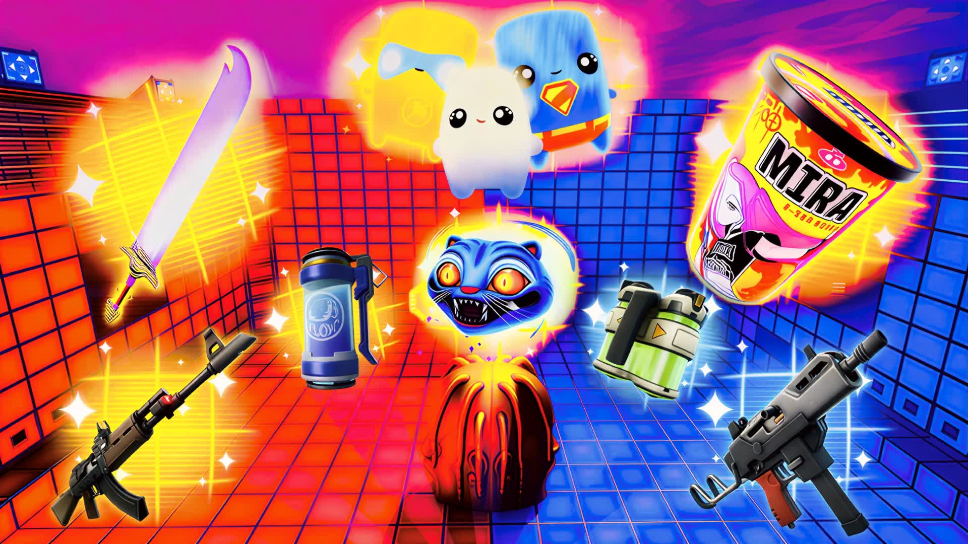 Red Vs Blue 🔴🔵 - Action Arena 💥 CODE: 3222-0608-9880 | Fortnite Live Stats - fortnite