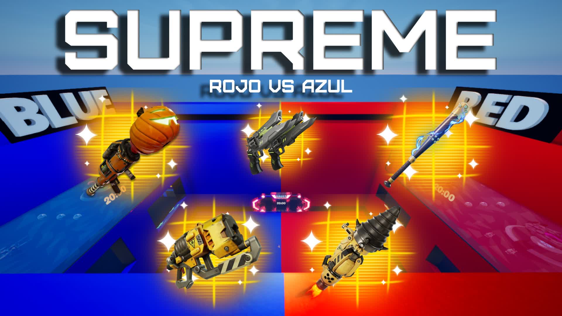 Supreme 🔴Rojo vs Azul🔵