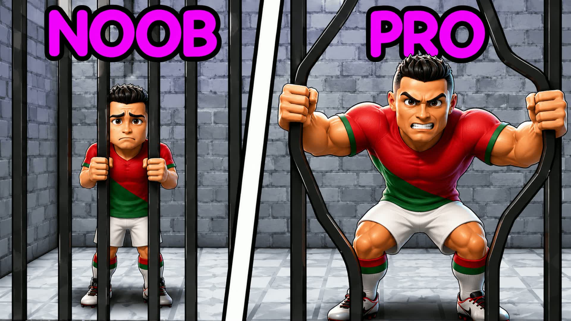 ⚽ ESCAPE RONALDO ⚽ PRISON