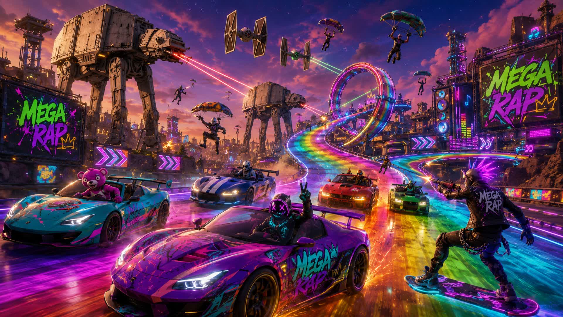 🚗 ランプカーゲーム🕹️ WAR OF GUNS AND CARS