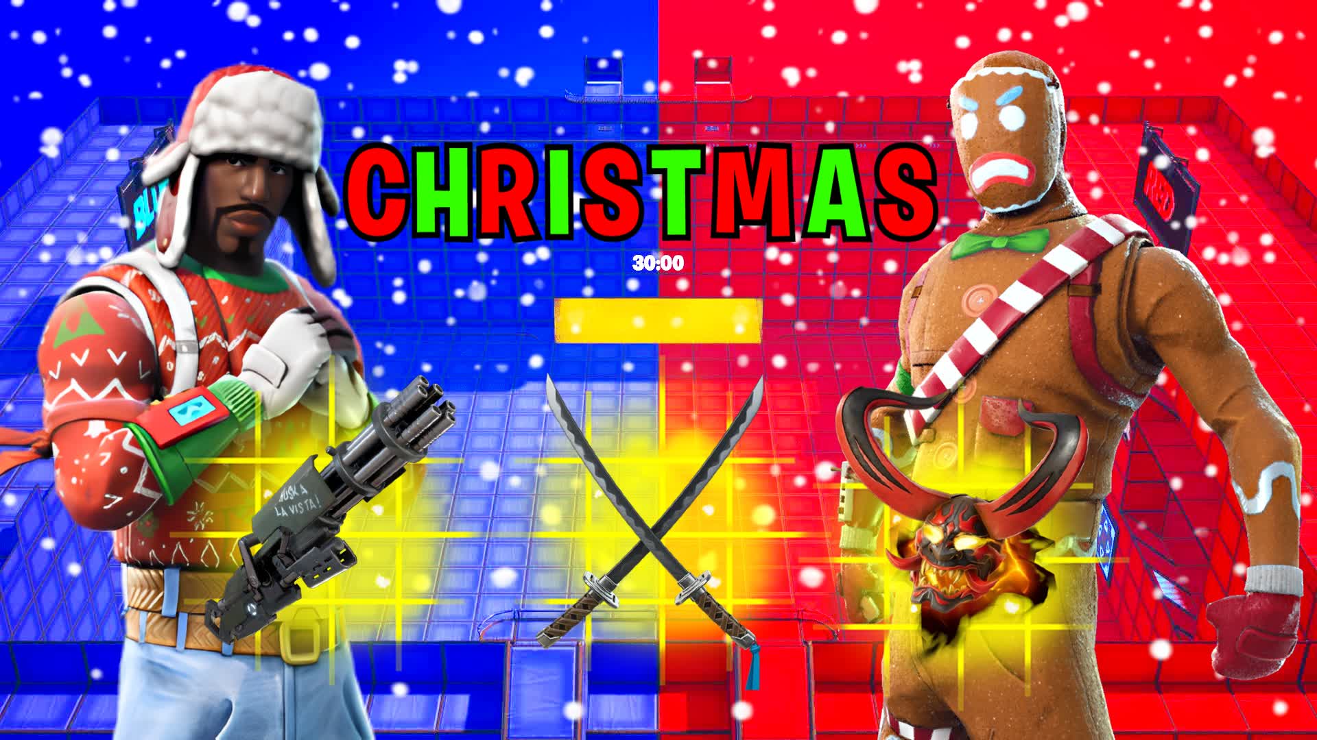 Christmas 🎄 Red VS Blue 🔴🔵