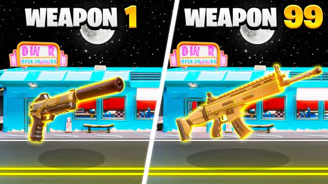 SCARY DINER RANDOM GOLD GUN GAME 👻