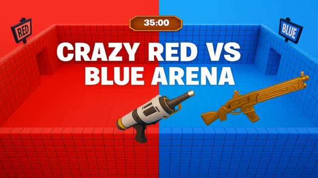 🔥 CRAZY RED 🔴 VS 🔵 BLUE ARENA