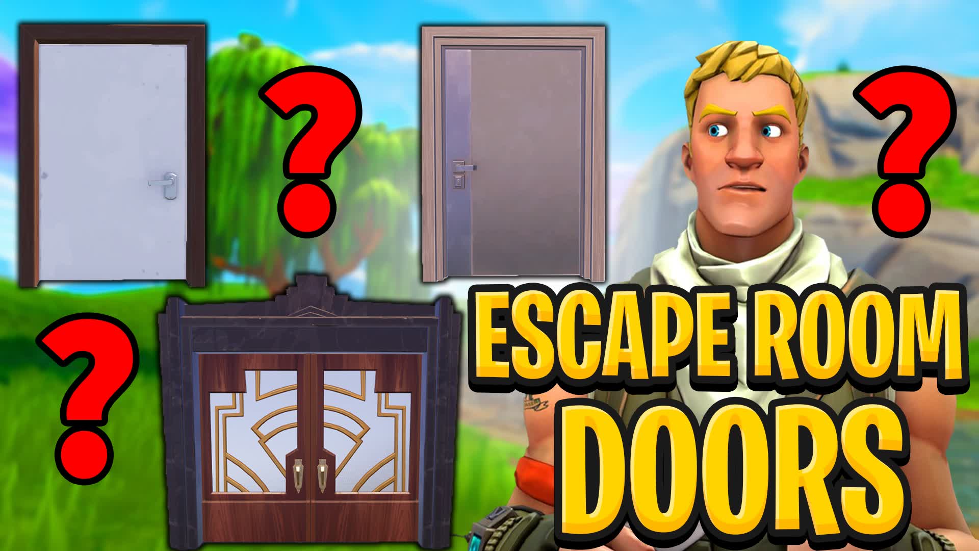Escape room FIND THE DOORS ! 954351164746 by zigi Fortnite