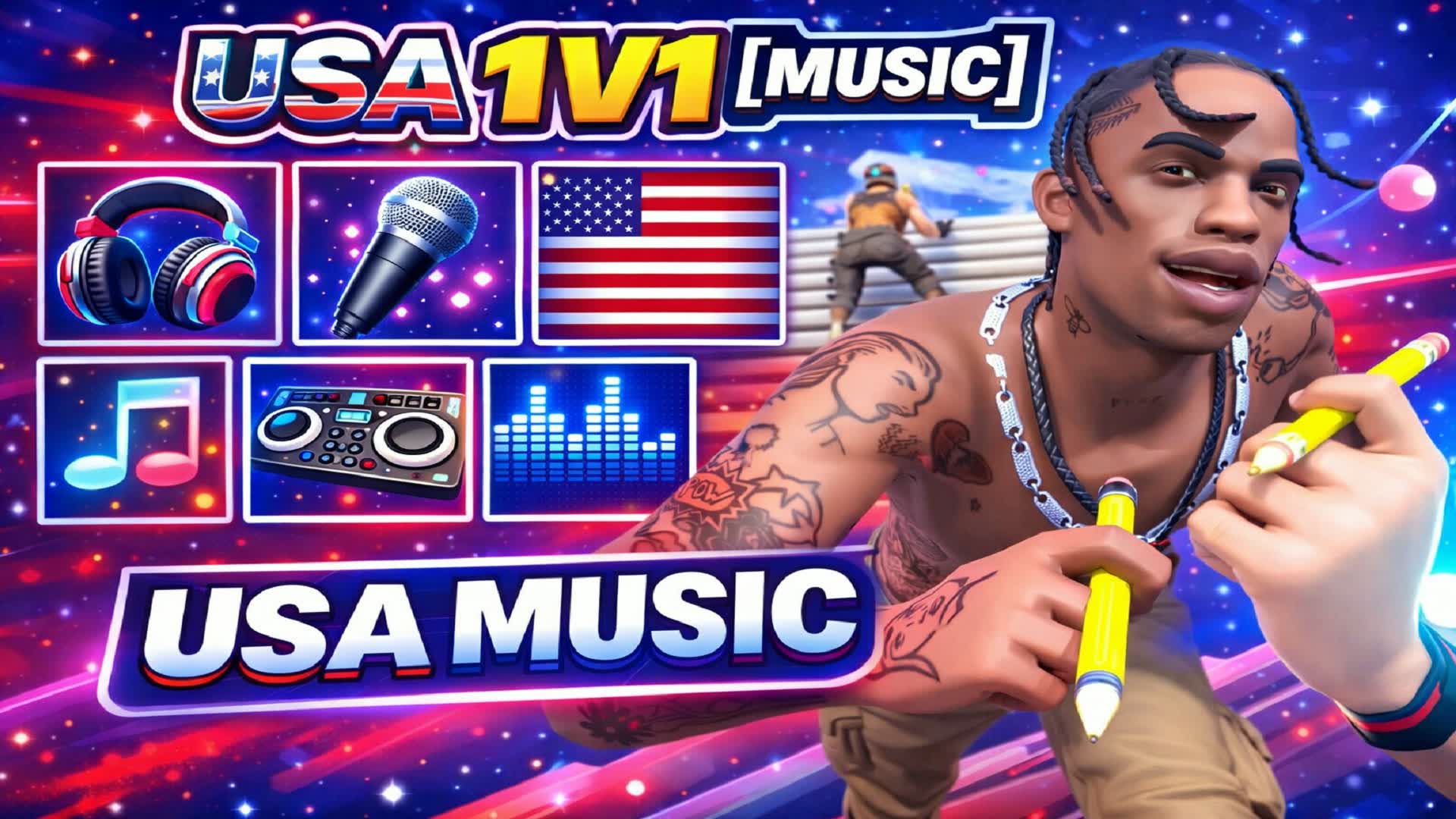 アメリカ1v1音楽