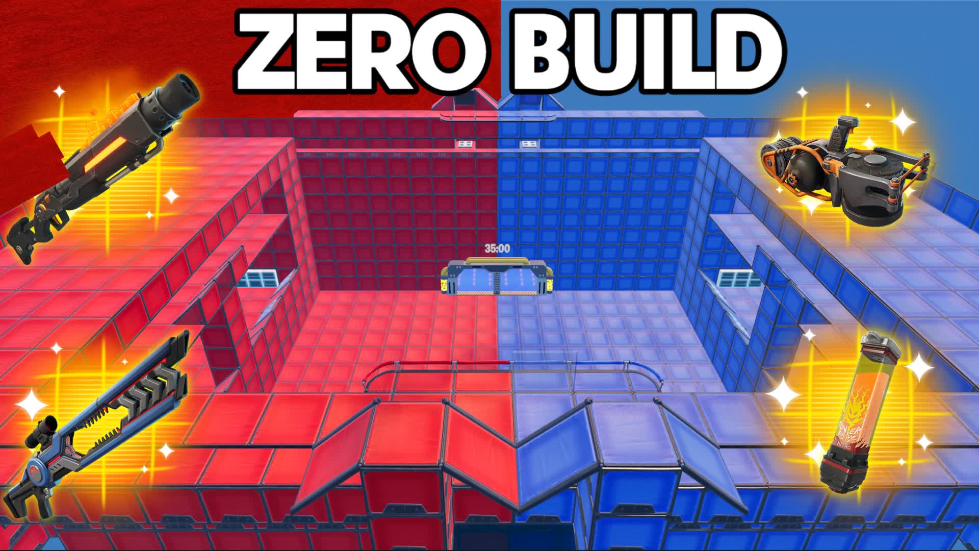 NEW SUPER MEGA RED VS BLUE ZERO BUILD