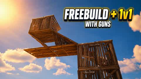 Free build practice + 1v1 with guns