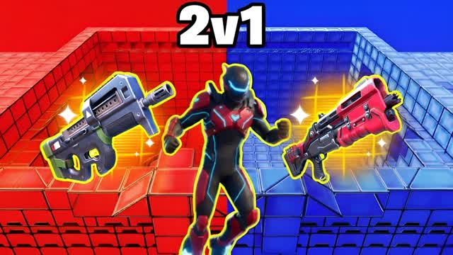 RED VS BLUE 2V1 [1V2] 1