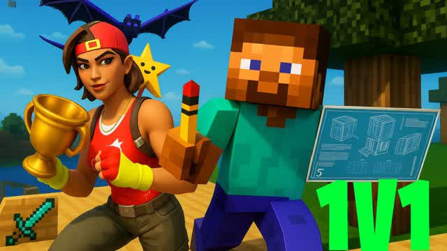 CRAZY Minecraft 1v1 Build Fights 2