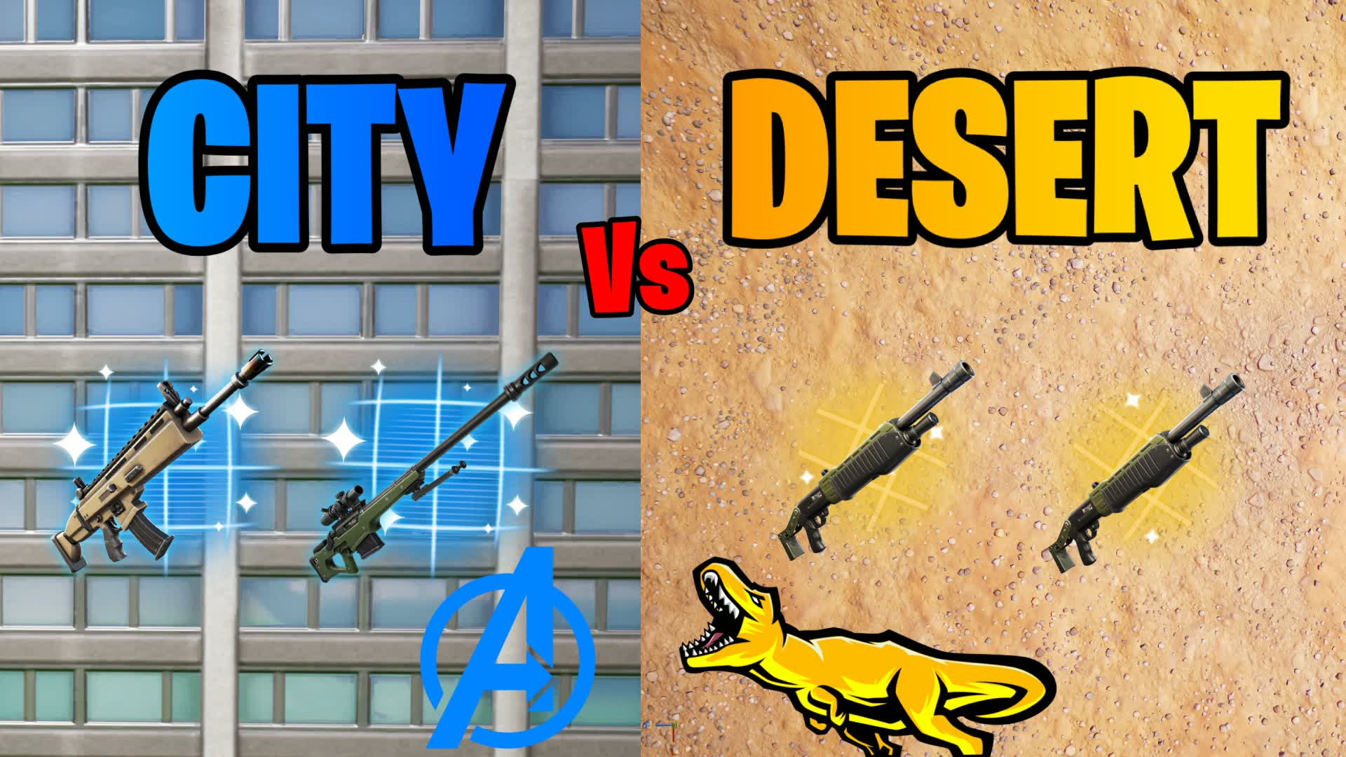 🌵砂漠 vs 都会🚦